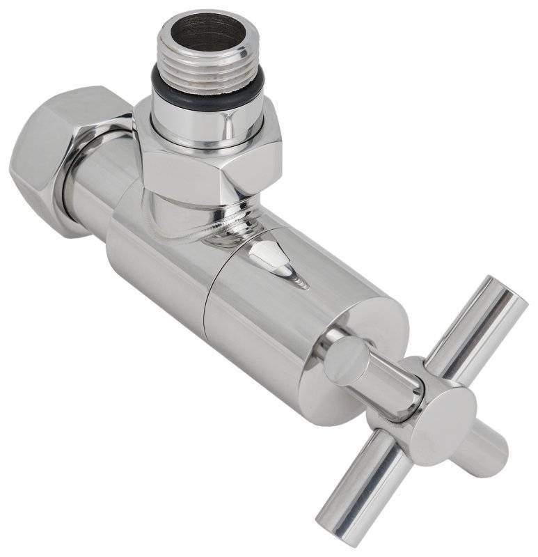 Вентиль Сунержа угловой крест (G 1/2" НР х G 3/4" НГ)