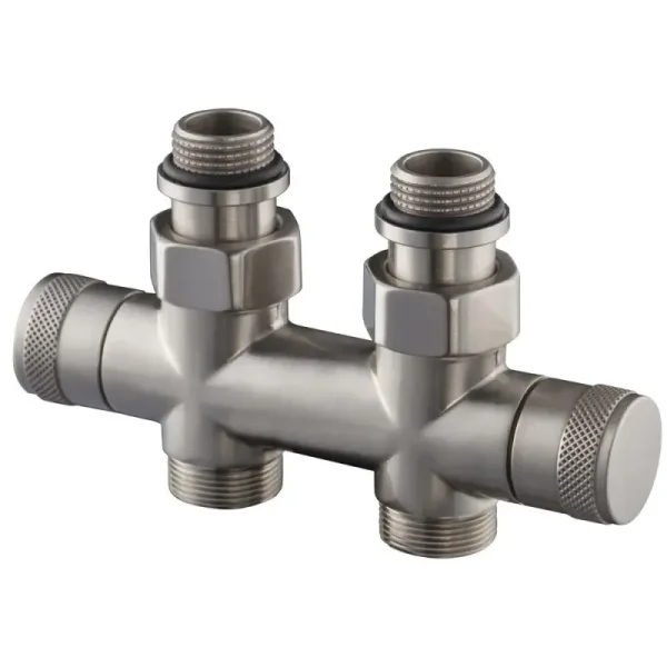 Узел прямой SR Rubinetterie Tondera 50 мм, запорный 1/2"х3/4" Е