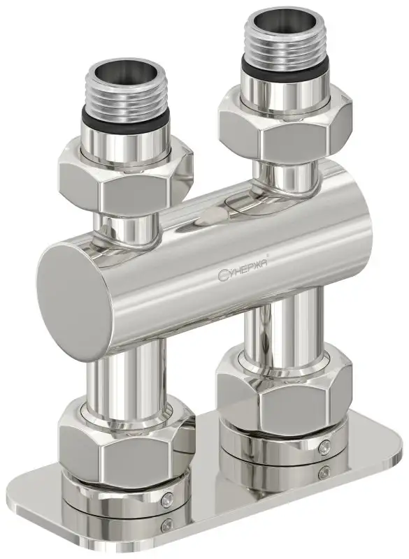 Модуль Сунержа прямой EU50  (2 х НР G 1/2" / 2 х НГ G 3/4")
