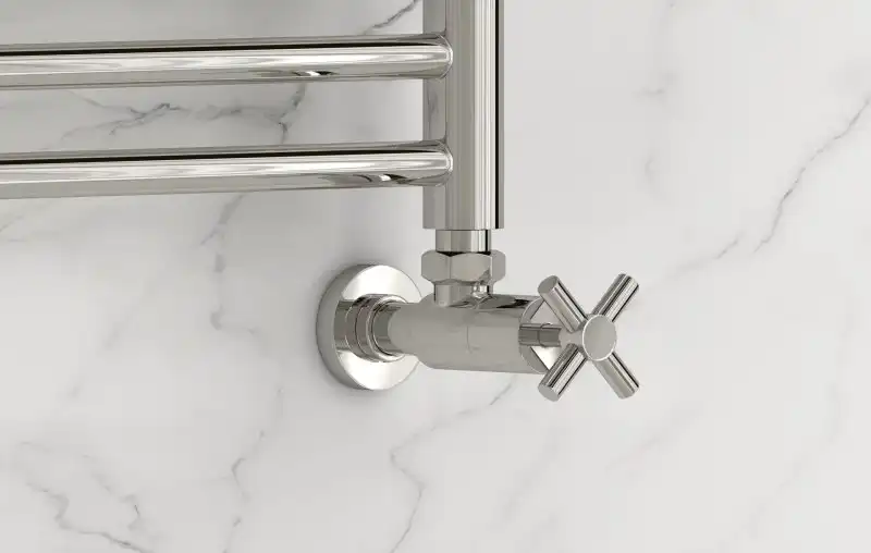 Вентиль угловой (крест) G 1/2" НР х G 1/2" НР (Без покрытия)